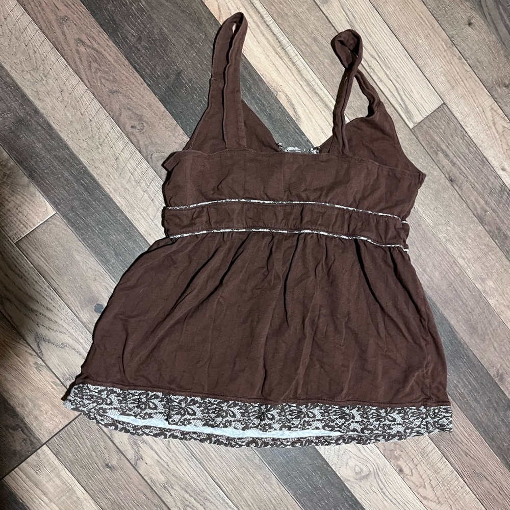 Vintage Brown Tank Top - Picture 3 of 4